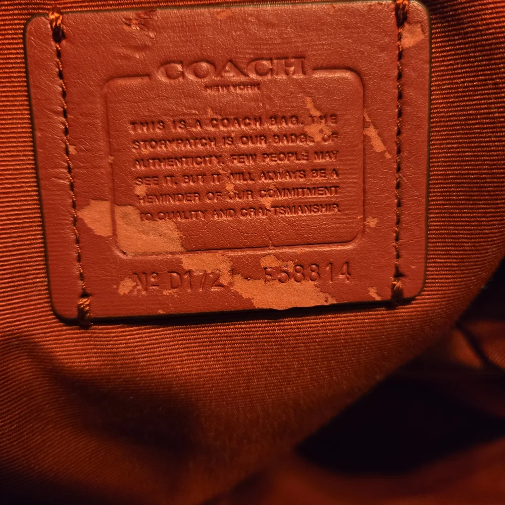 Coach Red Nylon Backpack - Picture 8 of 8
